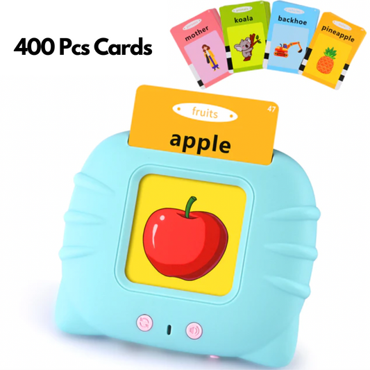 Happykart™ -  Talking Flash Cards Educational Toy with 400 Cards