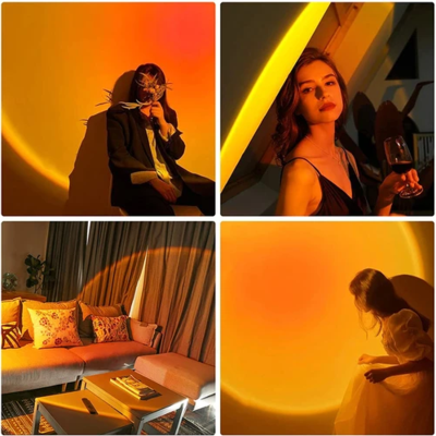 Sunset Lamp by HappyKart™ with 16 Colors in 1, with Remote