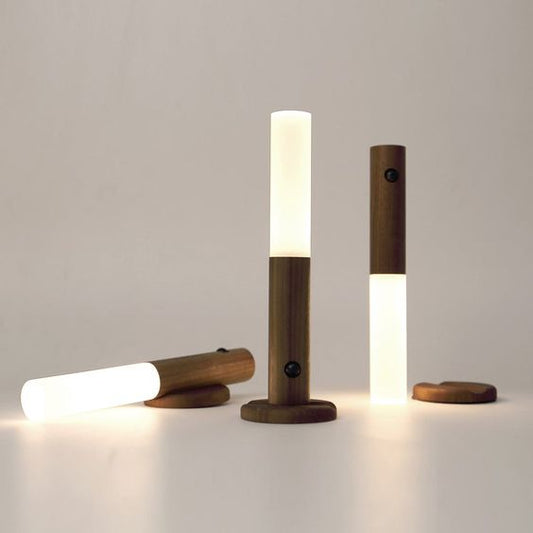 Minimal Goods™️ Motion-Sensing Wooden Night Lamp
