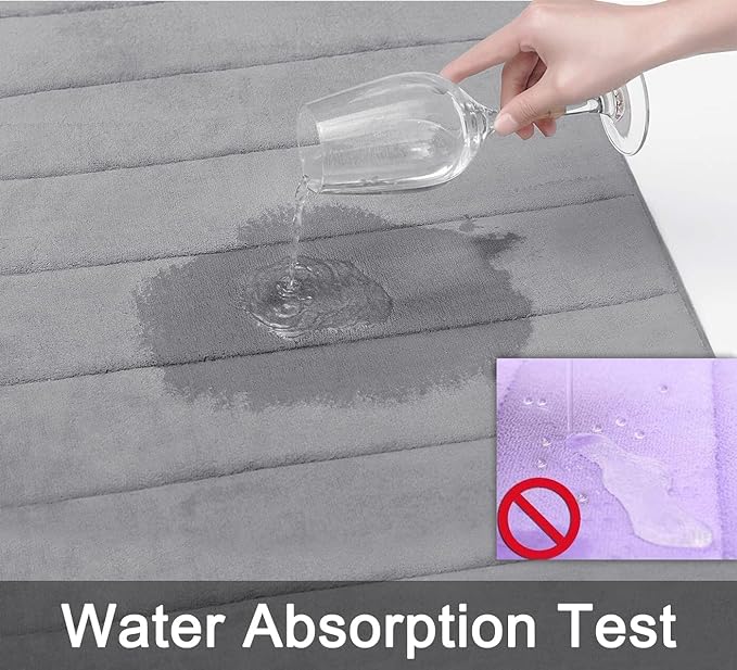 Water Absorption Floor Mat with Memory Foam (Premium Quality)