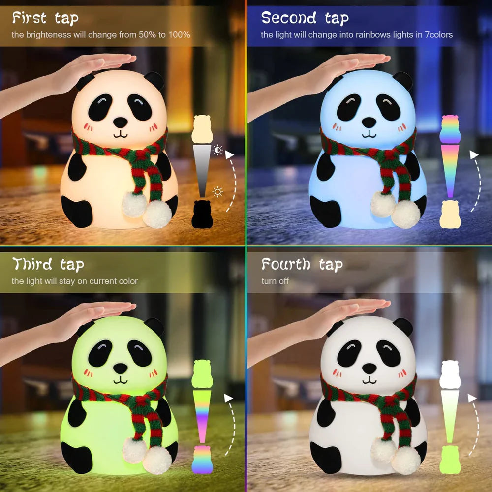 SILLICON PANDA LAMP