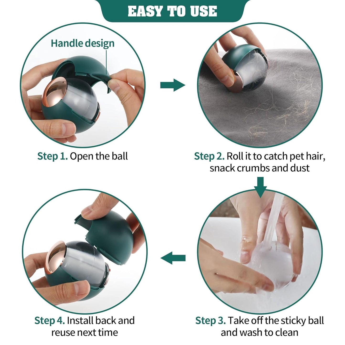 HappyKart™ Reusable Lint Remover