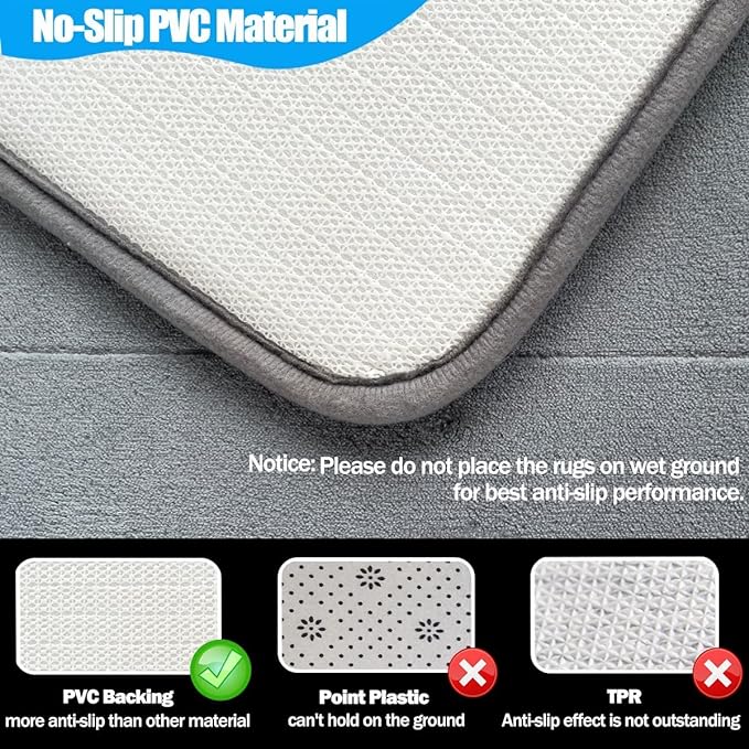 Water Absorption Floor Mat with Memory Foam (Premium Quality)