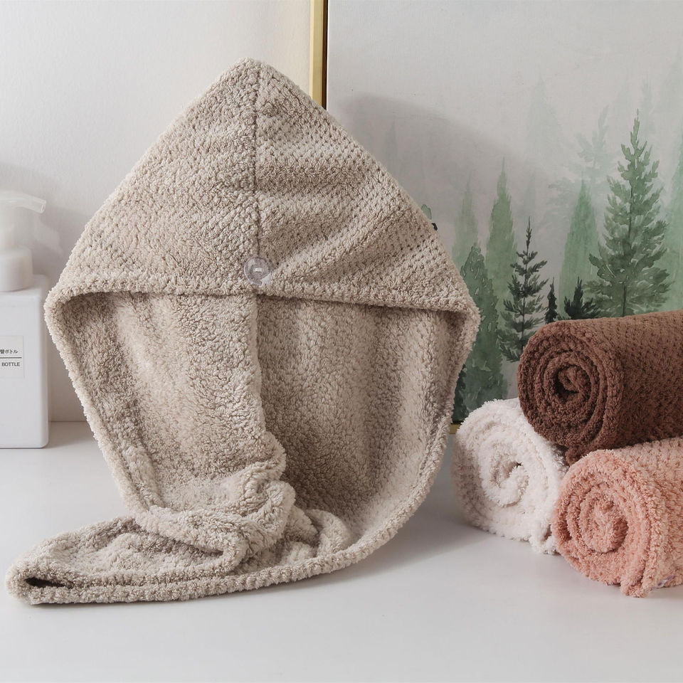 Quick-Dry Banana Hair Towel (Pack of 2)