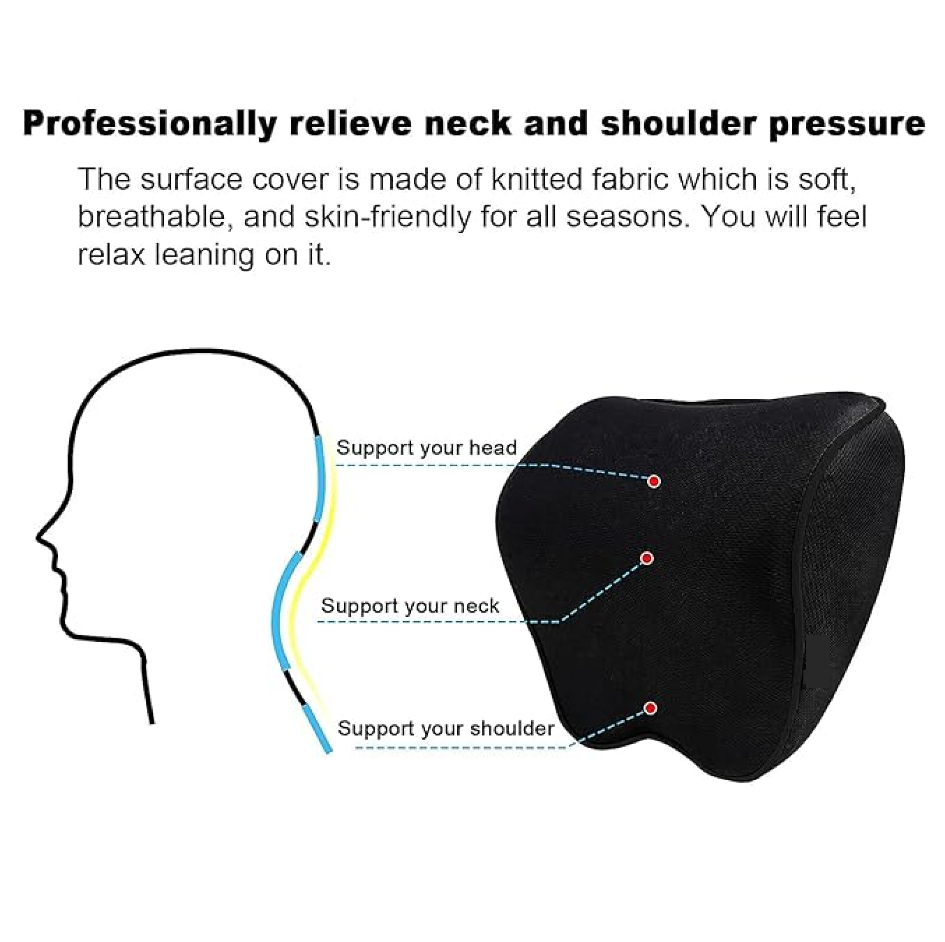 HappyKart™ UltraSoft Car Neck Pillow