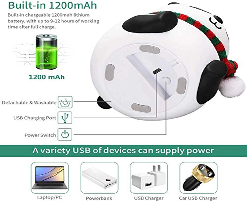 SILLICON PANDA LAMP