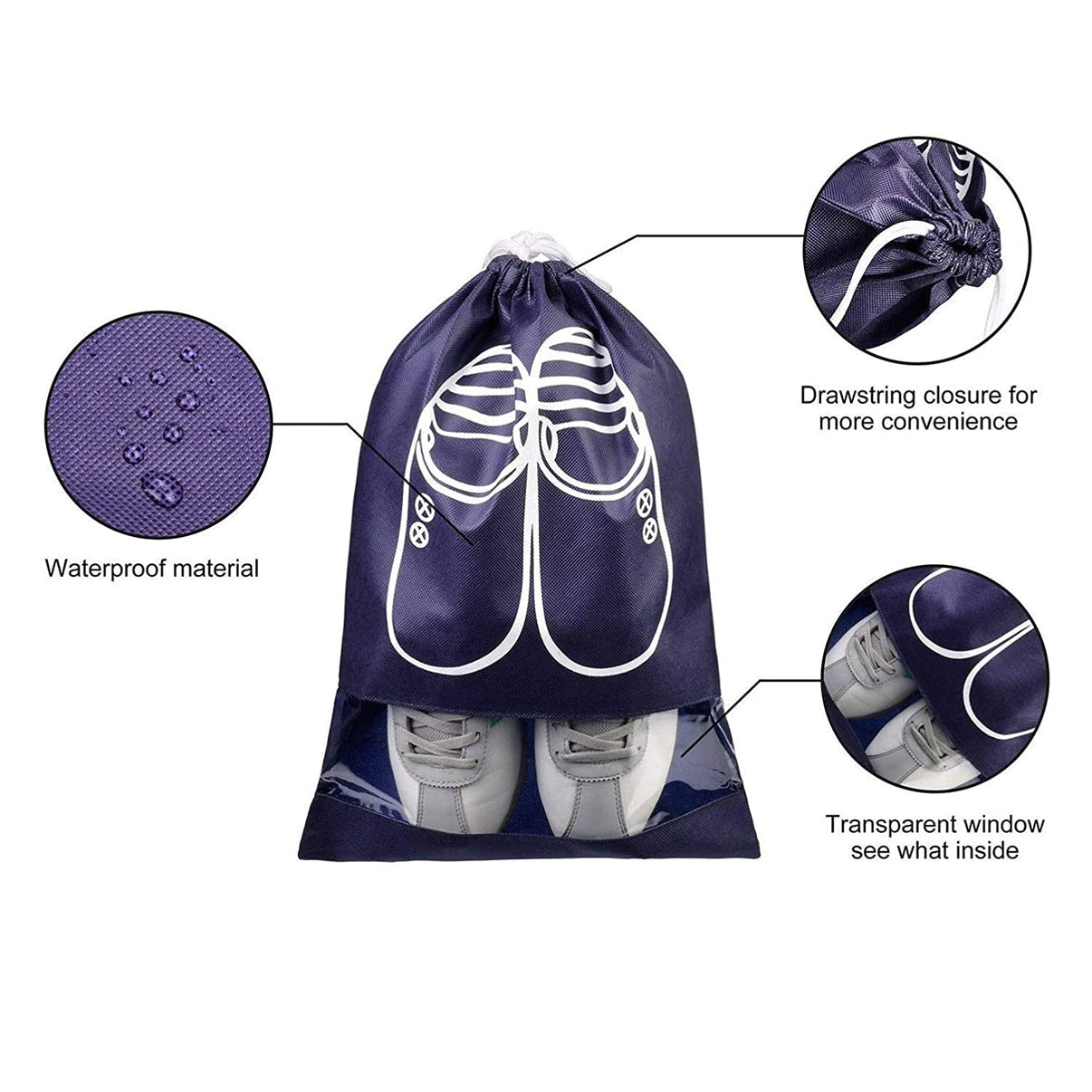 Premium Travel Shoe Bags