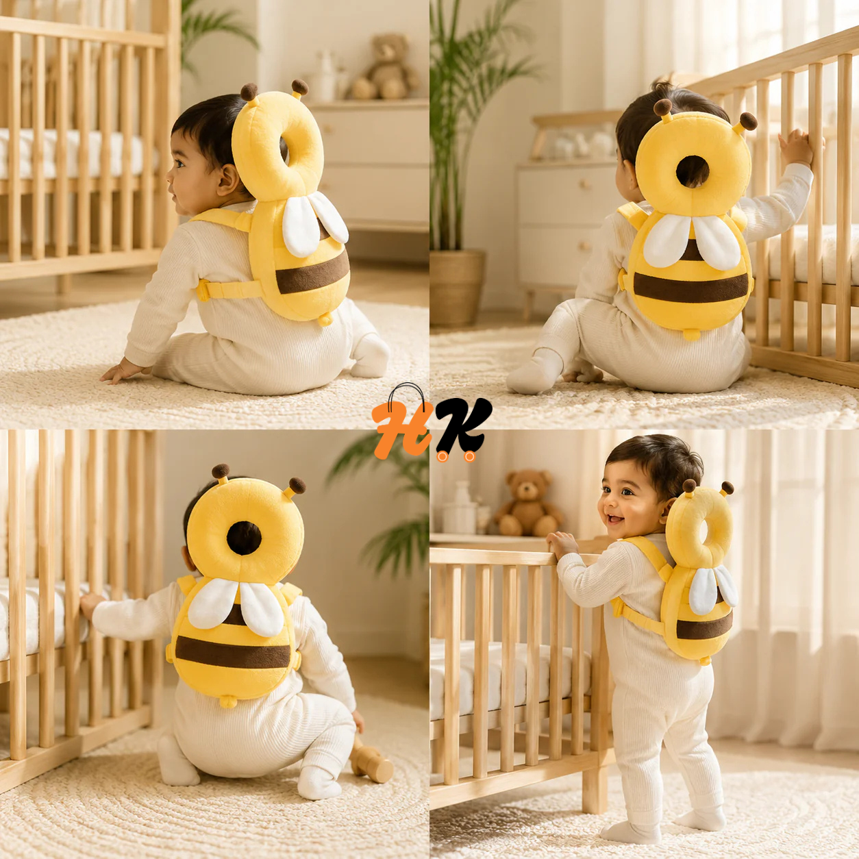 SoftGuard Baby Head Protector (6–18 Months) by HappyKart™