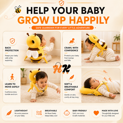 SoftGuard Baby Head Protector (6–18 Months) by HappyKart™