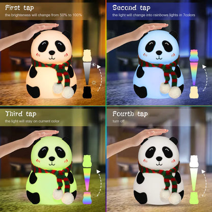 SILLICON PANDA LAMP