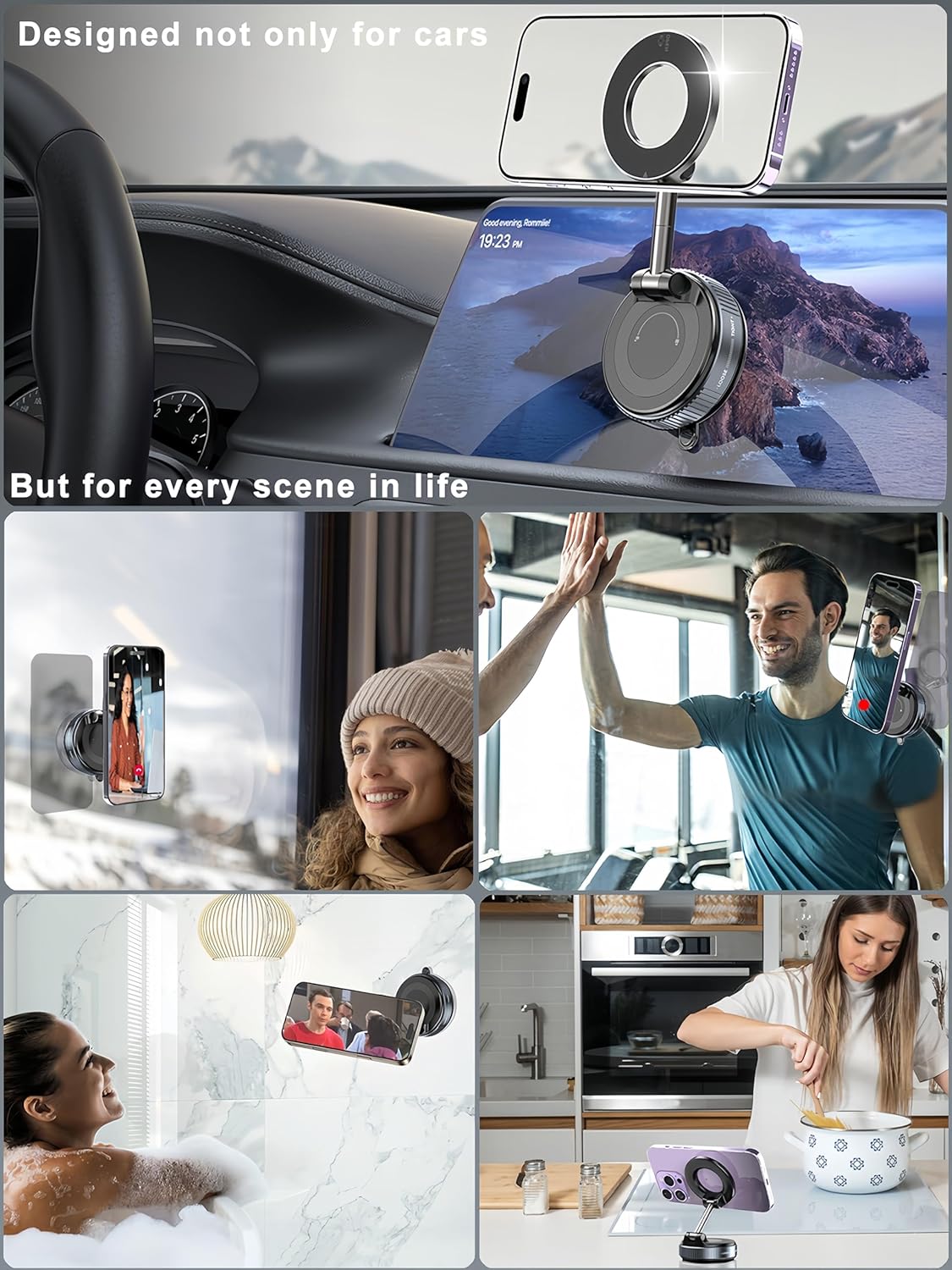 Magnetic Phone Holder PRO (Extended Multi-angle)