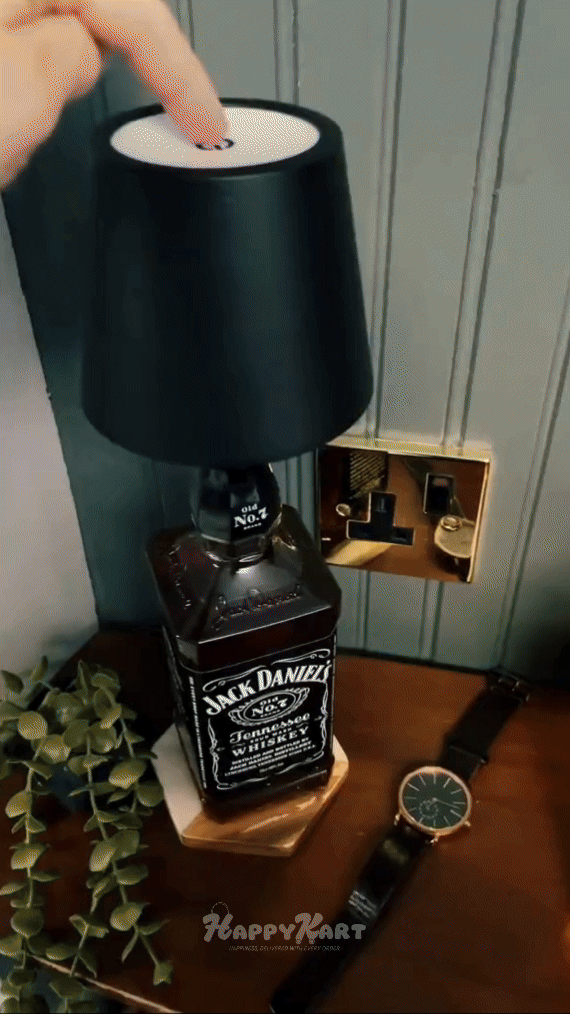 Wireless LED Bottle Lamp | 3 Colour Modes – Happy Kart