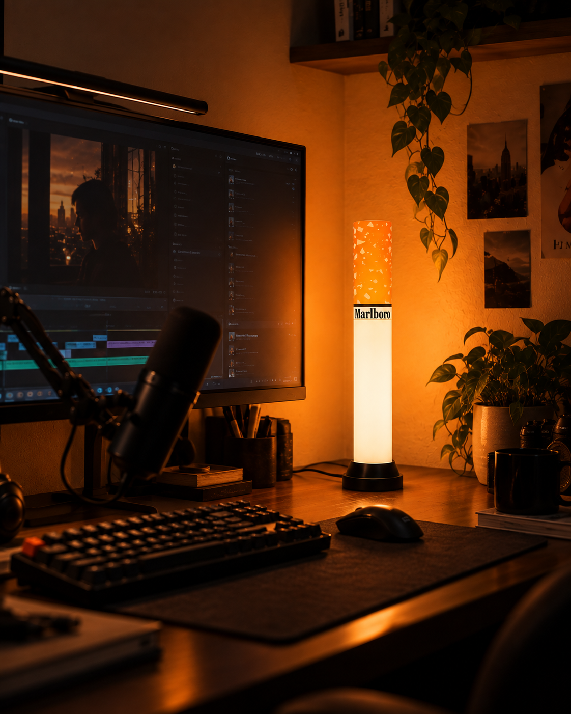 The Marlboro Lamp | Ambient Floor & Desk Lamp