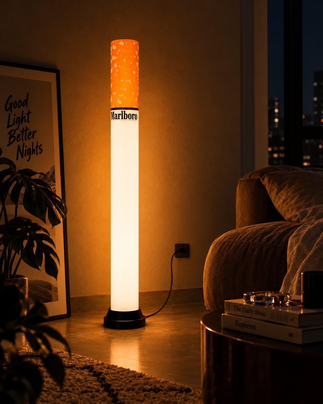 The Marlboro Lamp | Ambient Floor & Desk Lamp