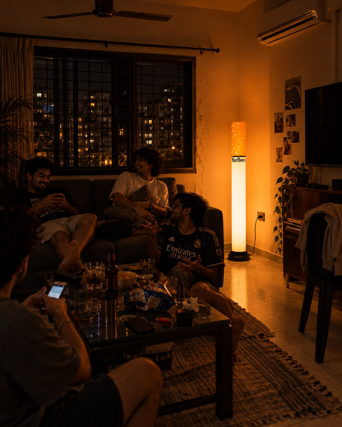 The Marlboro Lamp | Ambient Floor & Desk Lamp