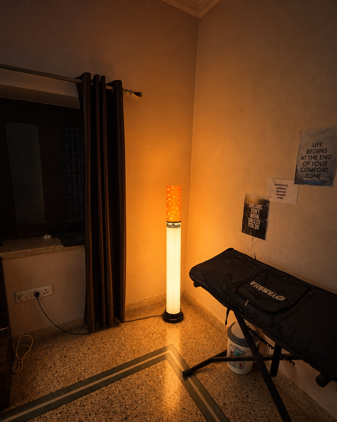 The Marlboro Lamp | Ambient Floor & Desk Lamp