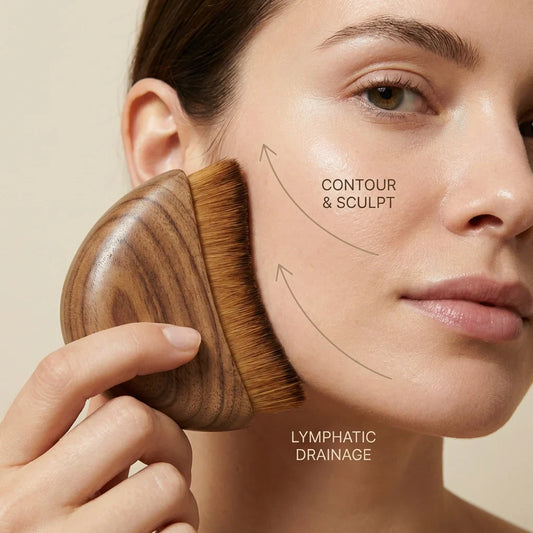 Lymphatic Gua Sha Brush for Snatched Face